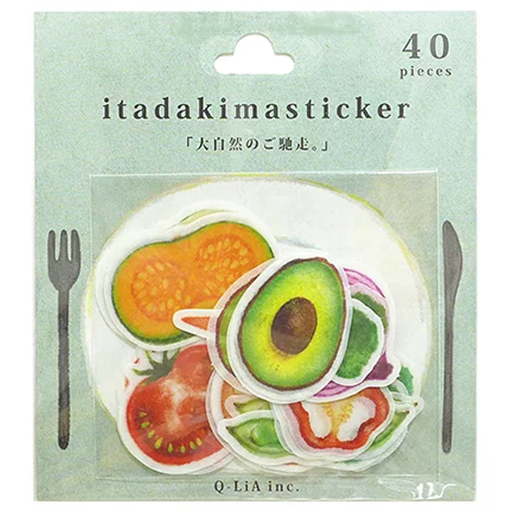 Q-Lia Itadakimasticker Vegetables