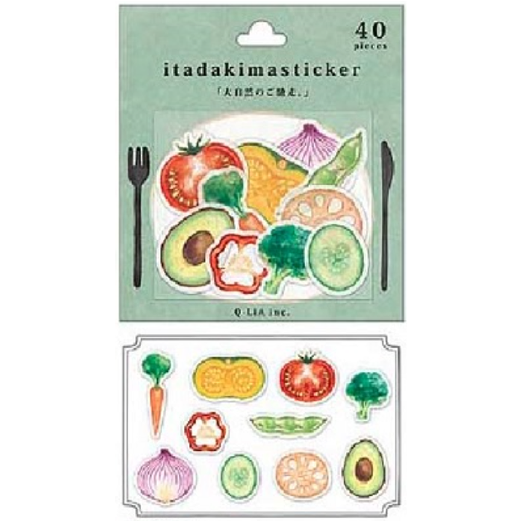 Q-Lia Itadakimasticker Vegetables