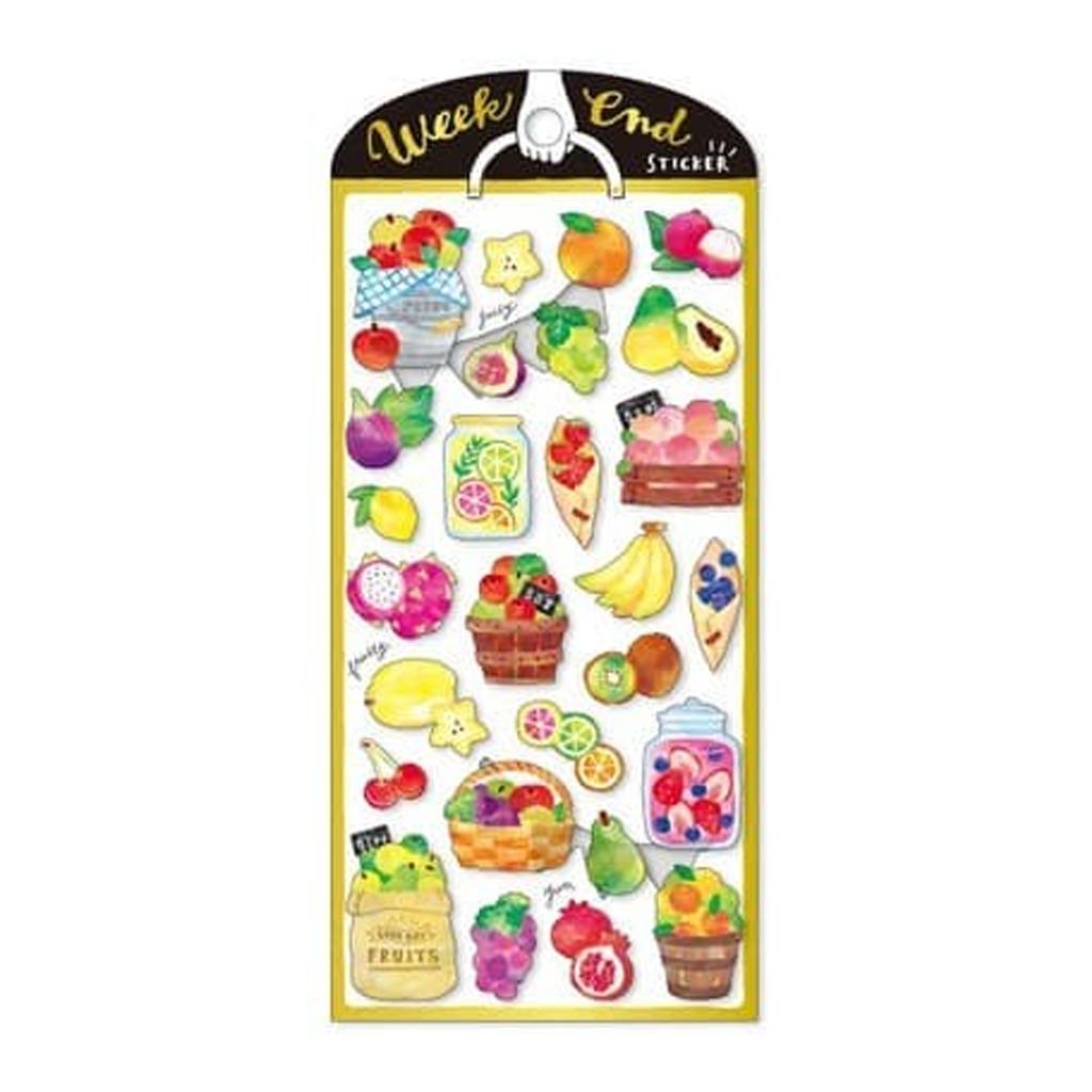 Mind Wave Weekend Sticker Fruits