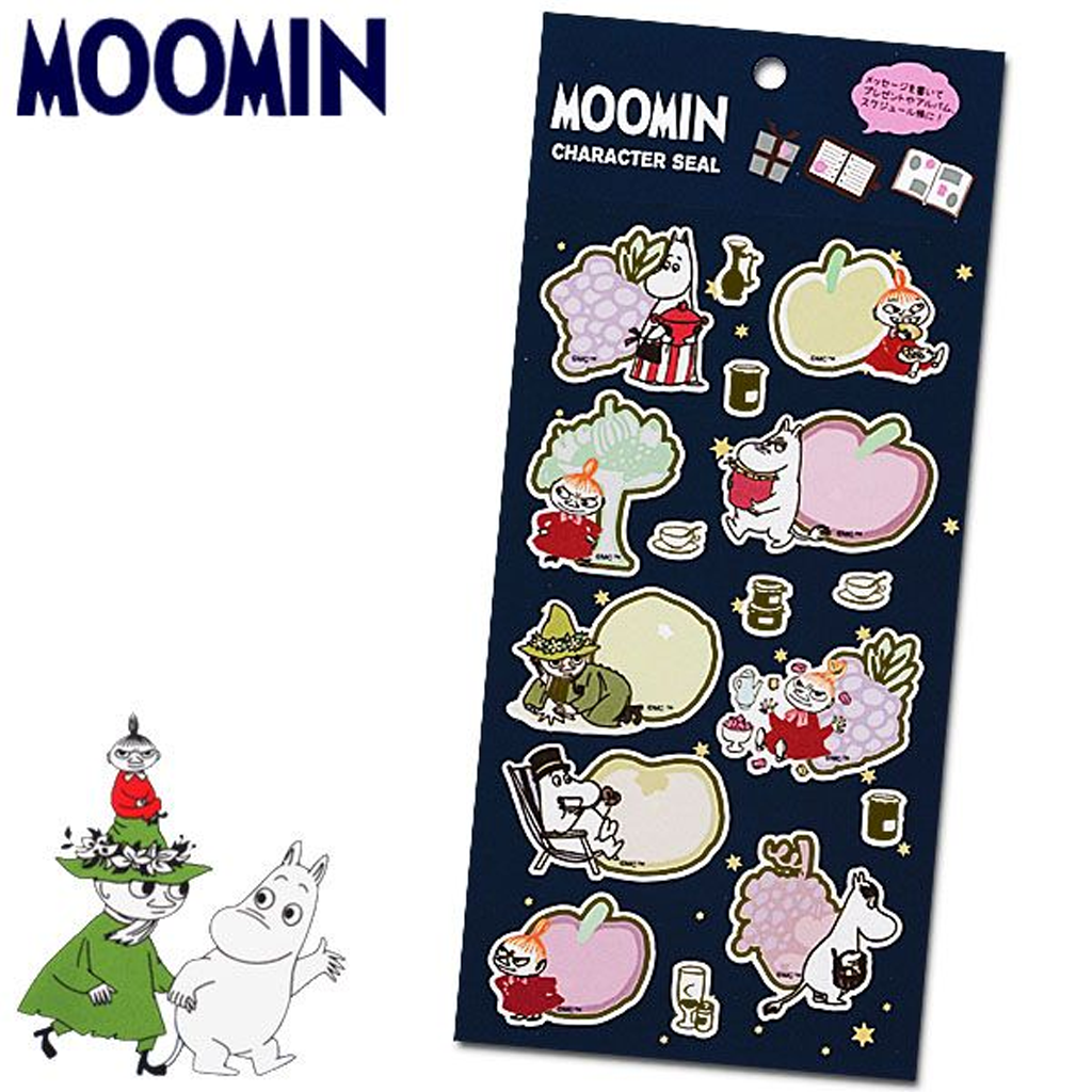 Moomin Character Seal Sticker Fruit