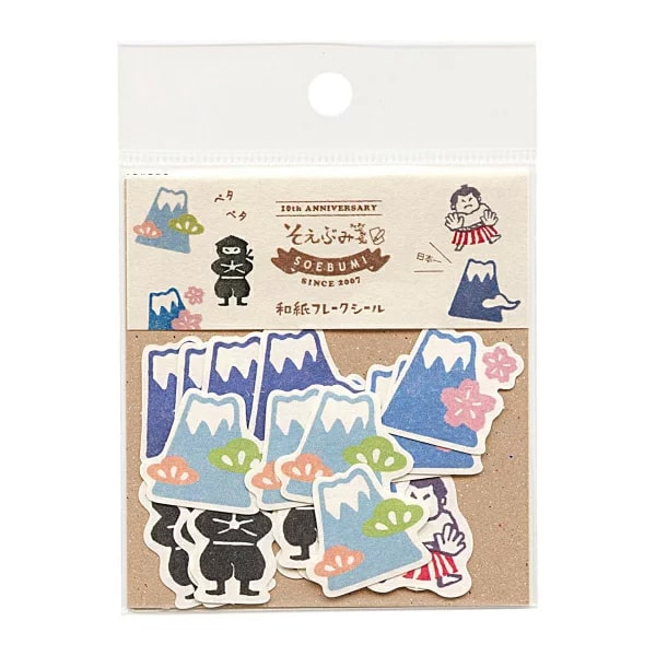 Furukawashiko Soebumi Mount Fuji Flake Sticker
