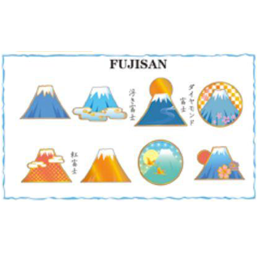 Kamio Japan Fujisan Flake Sticker
