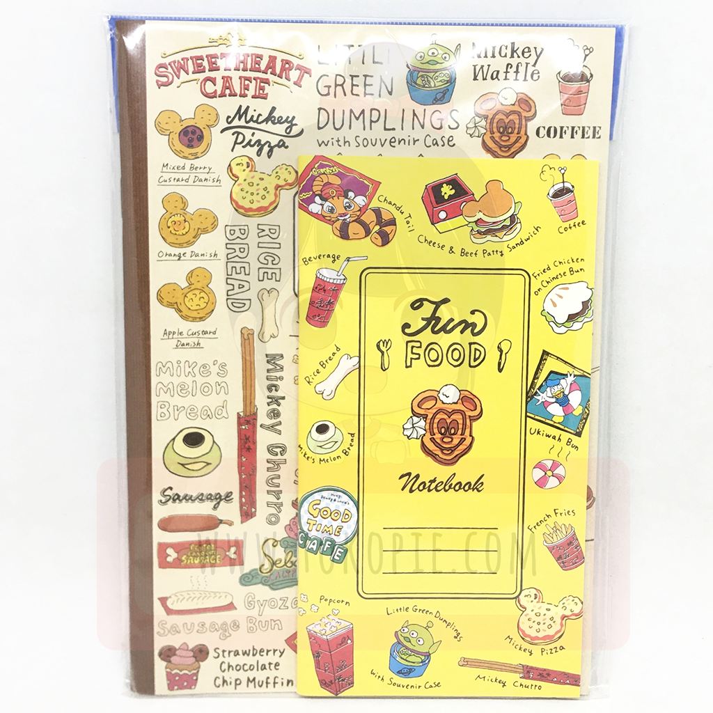 Tokyo Disney Resort Notebook Fun Food