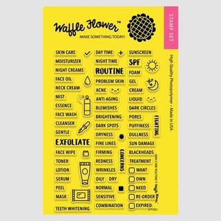 Waffle Flower Clear Stamp