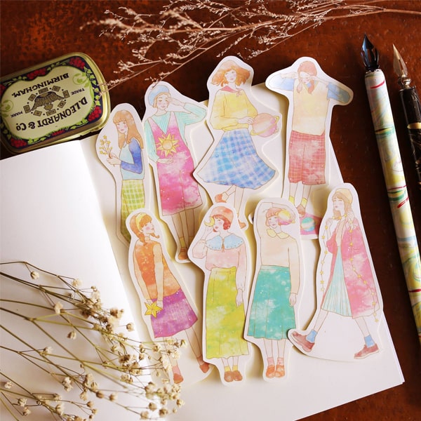 Flake Sticker Meow Meow Star - Galaxy Girl