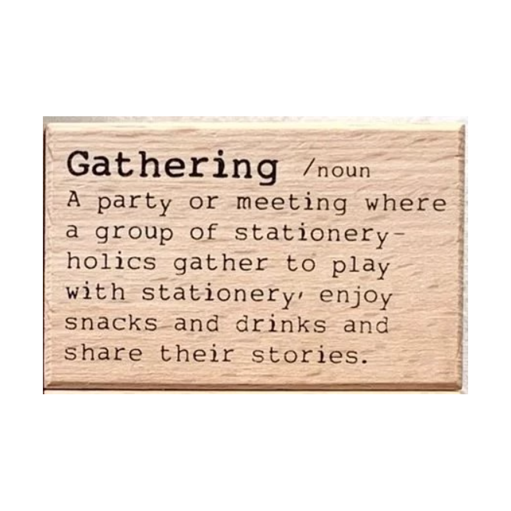 Liberty HK Rubber Stamp - Dictionary Gathering