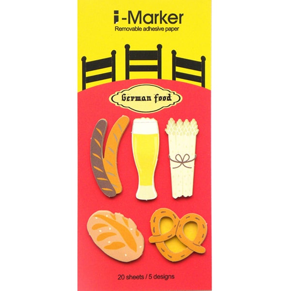 Sticky Note I - Marker Food Themes