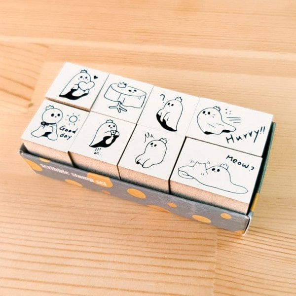 MICIA Scribble Stamp Set - Ghost Tablecloth