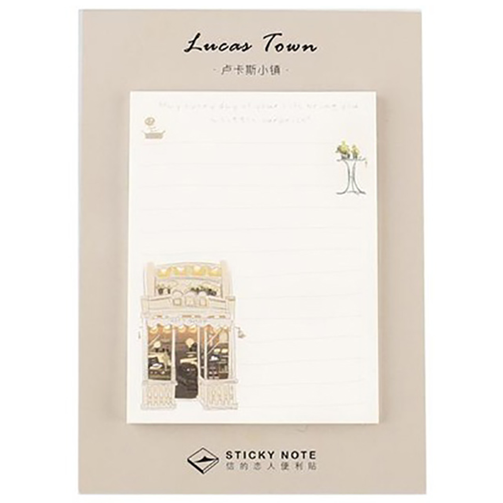 Lucas Town Gift Shop Sticky Note