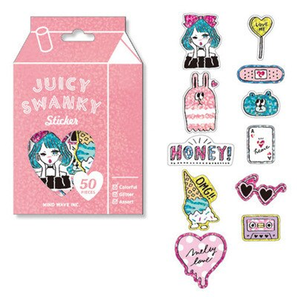 Mind Wave Juicy Swanky Girl Flake Sticker