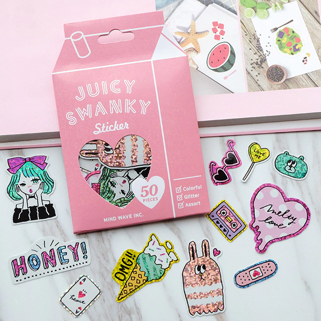 Mind Wave Juicy Swanky Girl Flake Sticker