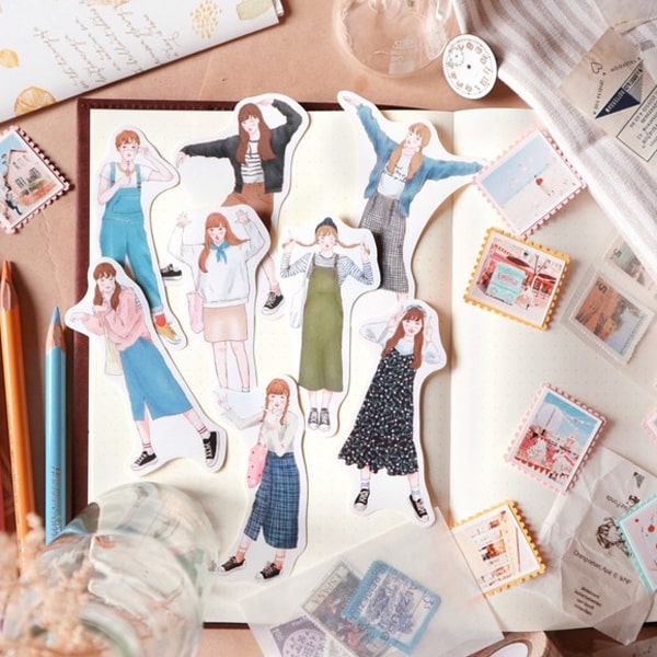 Flake Sticker Meow Meow Star - Women&#39;s Fashion