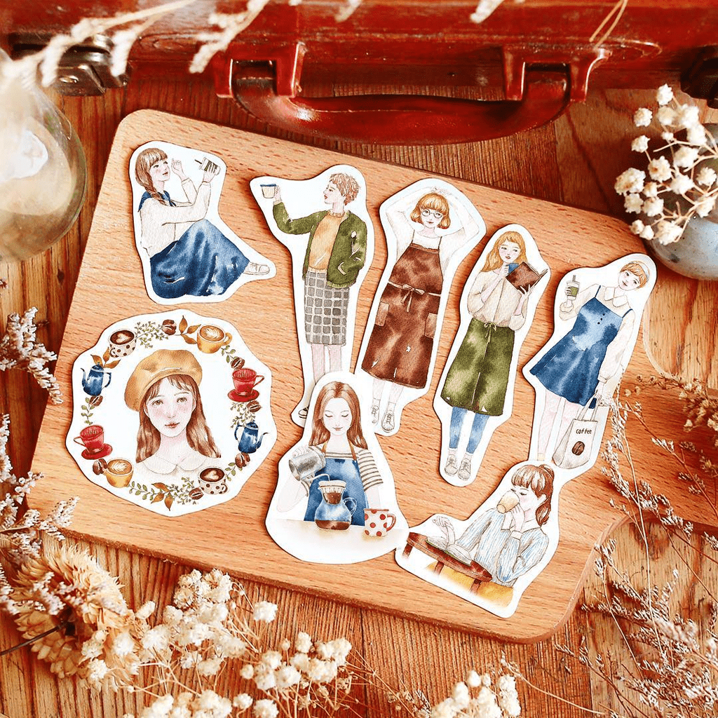 Flake Sticker Meow Meow Star - Girls Cafe