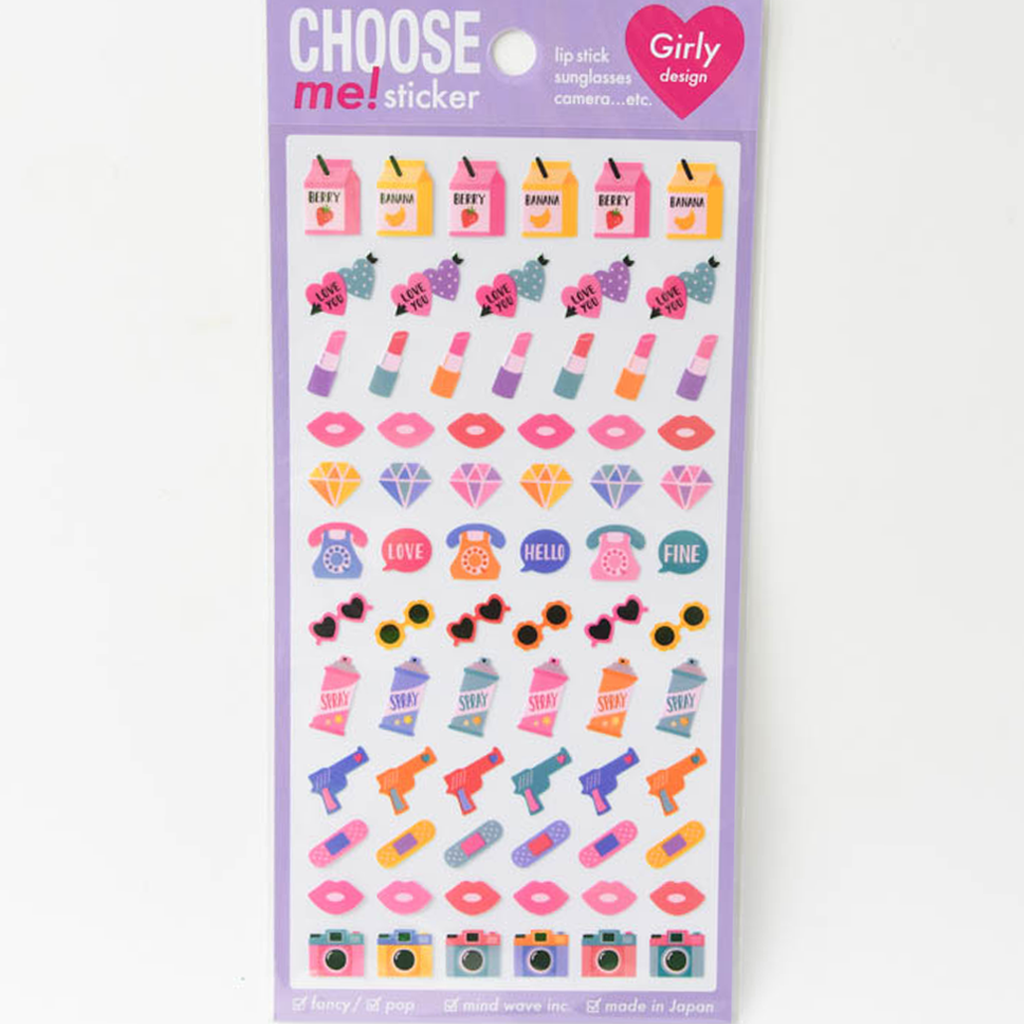 Mind Wave Choose Me! Sticker - Girly Design