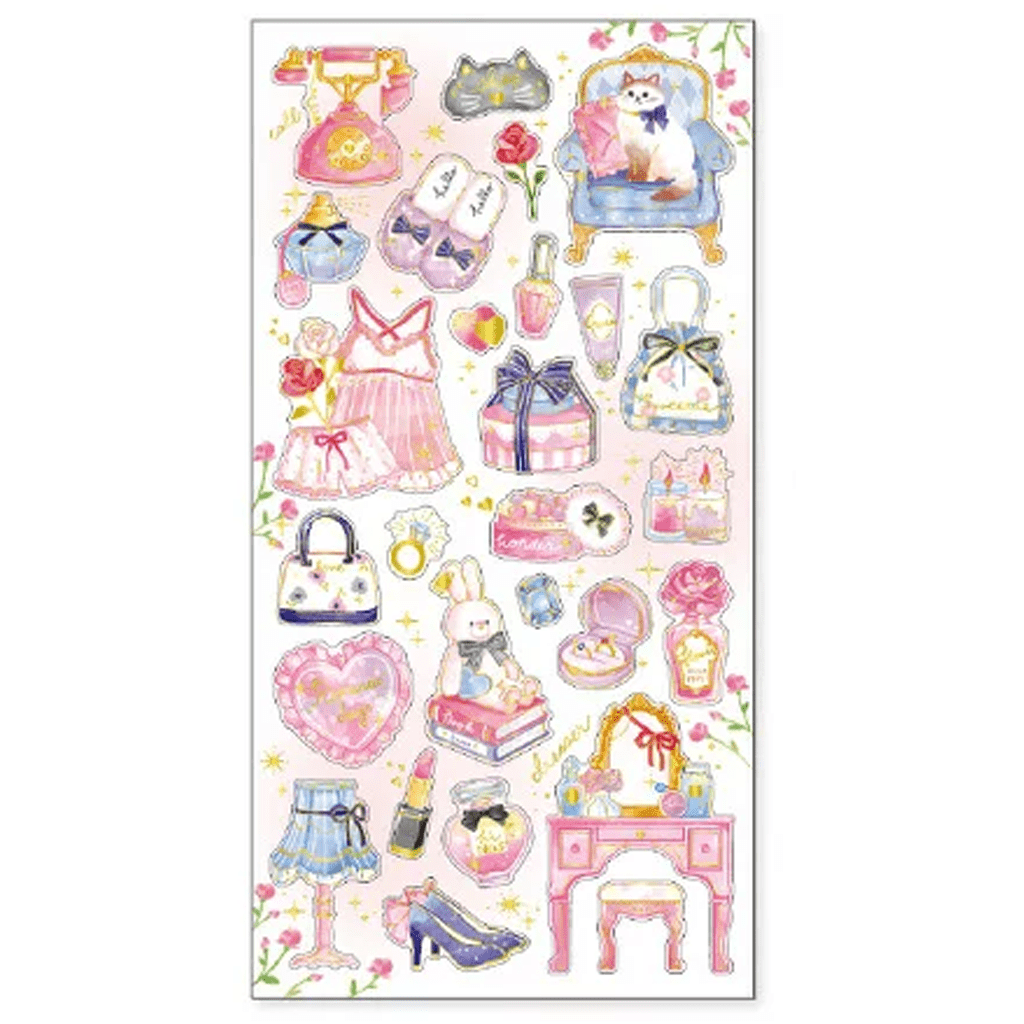 Mind Wave Pluie Douce Sticker - Girly Room