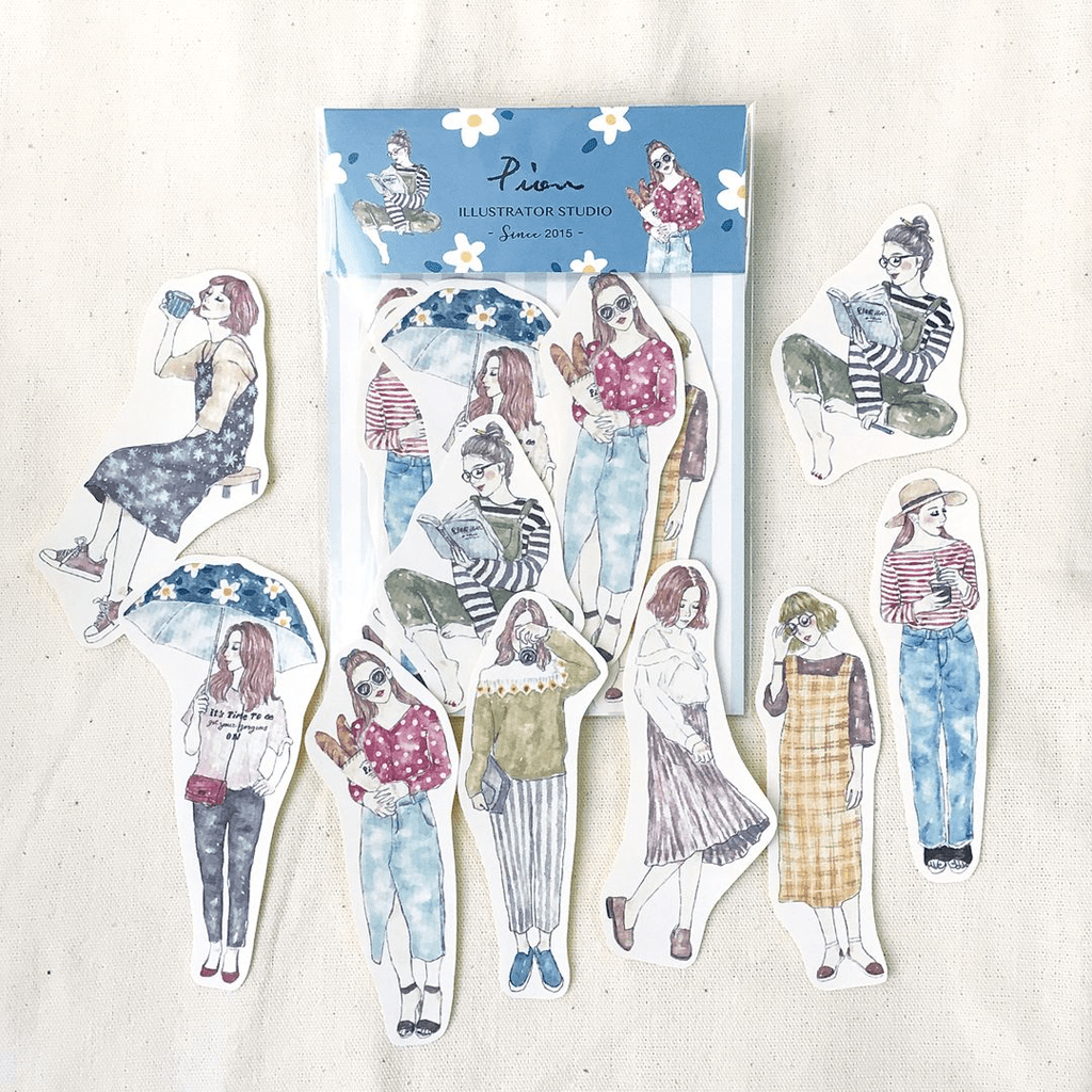 Pion Flake Stickers Pack 2