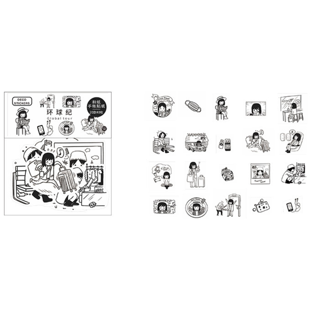 Infeel.me Deco Stickers Global Tour