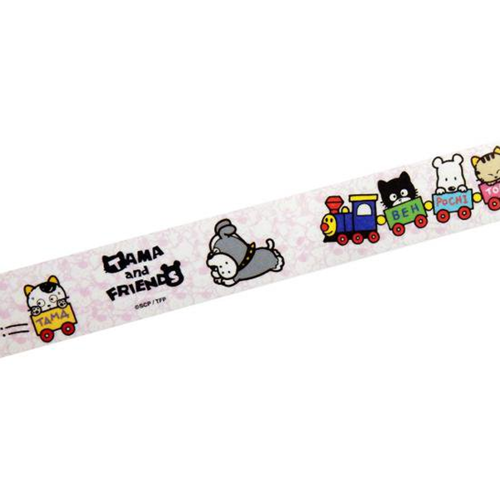 Round Top Masking Tape - Tama &amp; Friends Going Out By Train