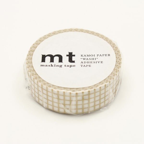 MT Masking Tape Grid Gold