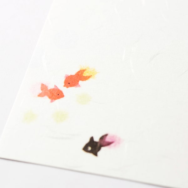 G.C. Press Note &amp; Letter Pad Goldfish