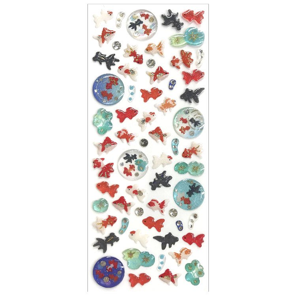 Active Corporation Drop Sticker Goldfish