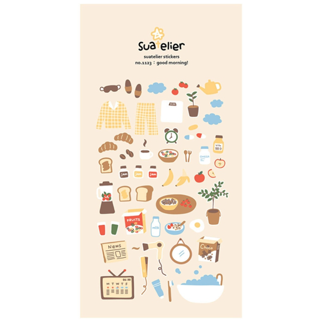 Suatelier "I Like Coffee" Cute Nylon Sticker - Textured Decal For Laptops, Notebooks, Water Bottles - View #4
