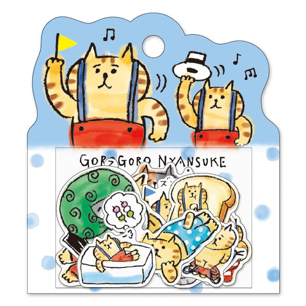 Mind Wave Flake Sticker Gorogoro Nyansuke