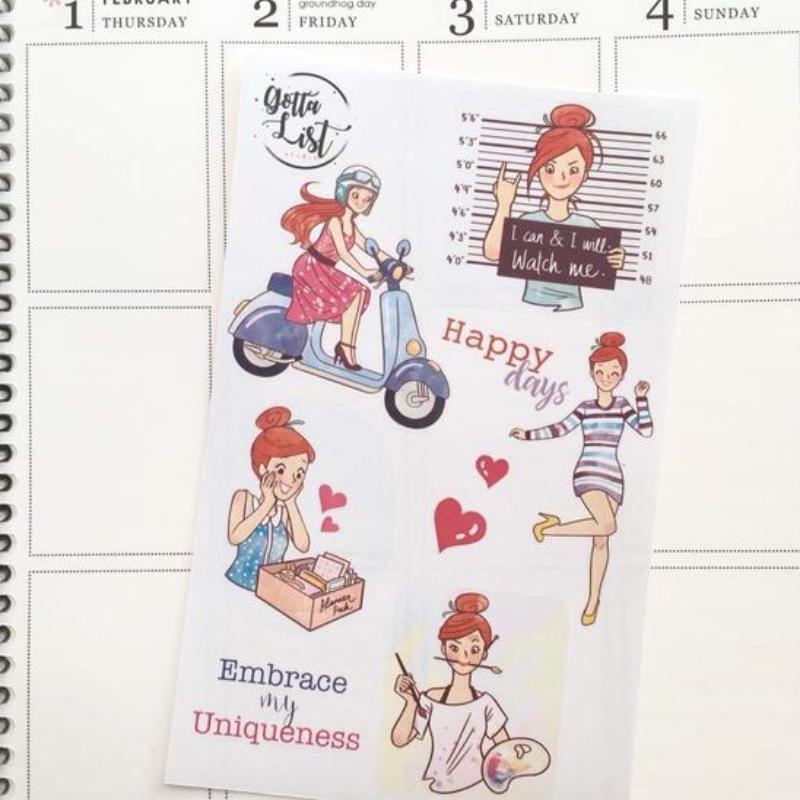 Gottalist Sticker Planner Happy Mail