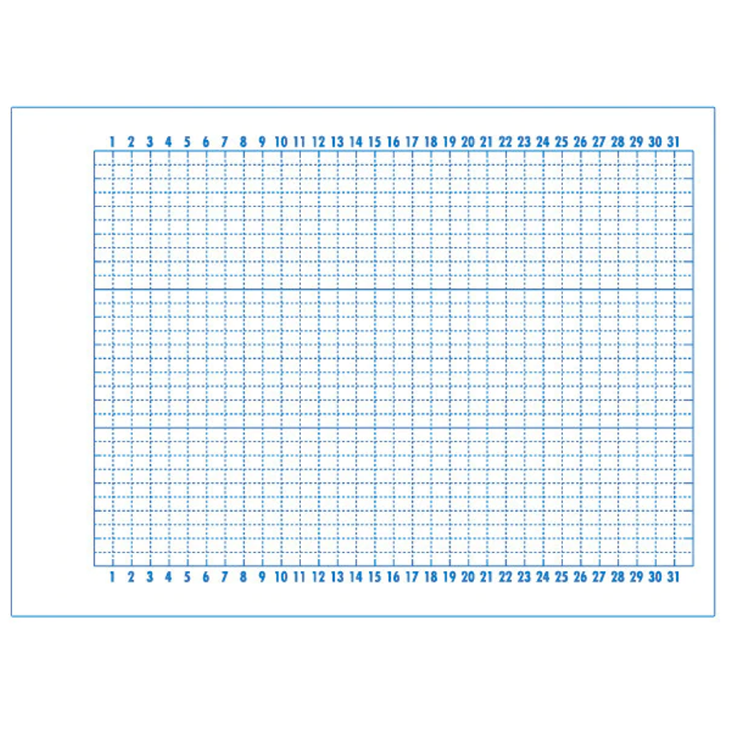Greeting Life Custom Stick Memo Graph Monthly