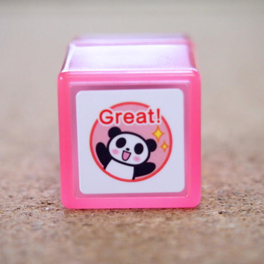 Kodomo No Kao Penetration Stamp - Great Panda