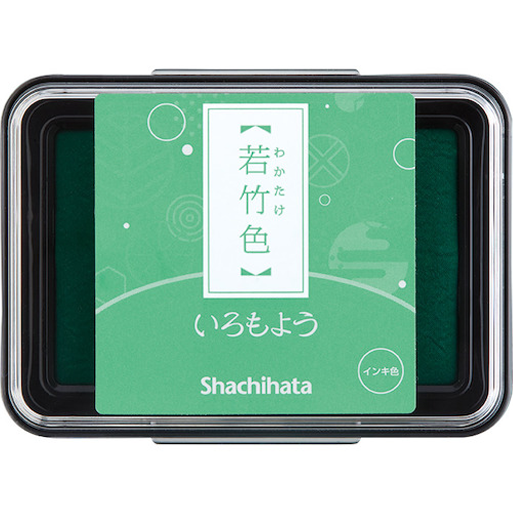 Shachihata Iromoyo Sumiiro Ink Pad HAC-1-PG (Green)