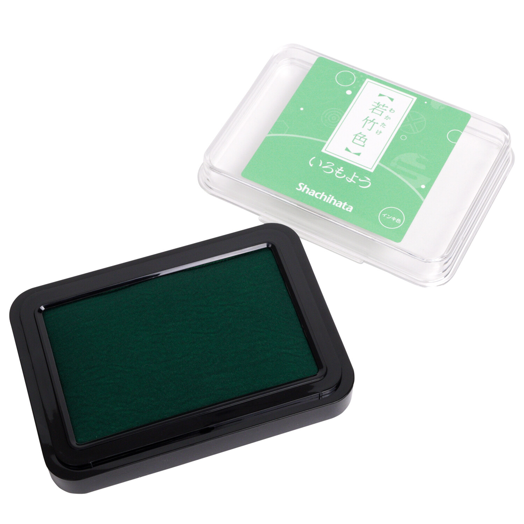 Shachihata Iromoyo Sumiiro Ink Pad HAC-1-PG (Green)