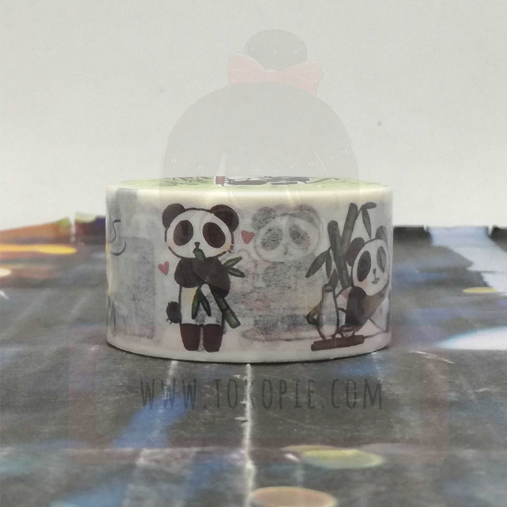 Panda Daily Masking Tape Green