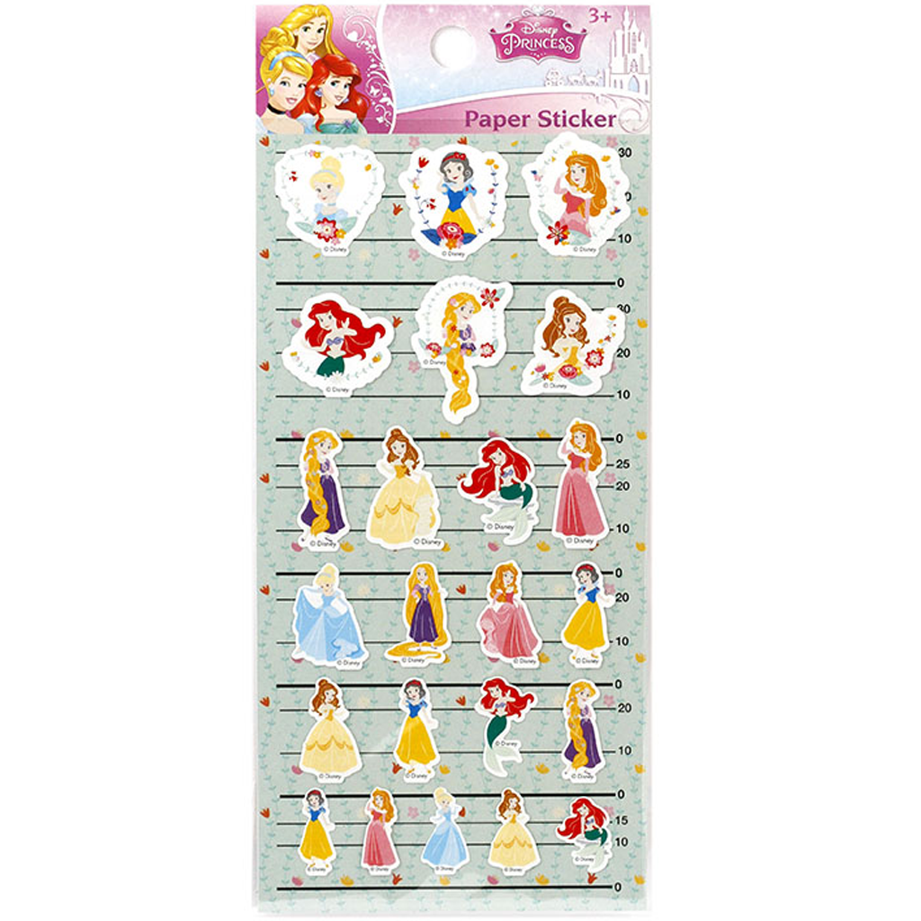 Disney Princess Paper Sticker - Green