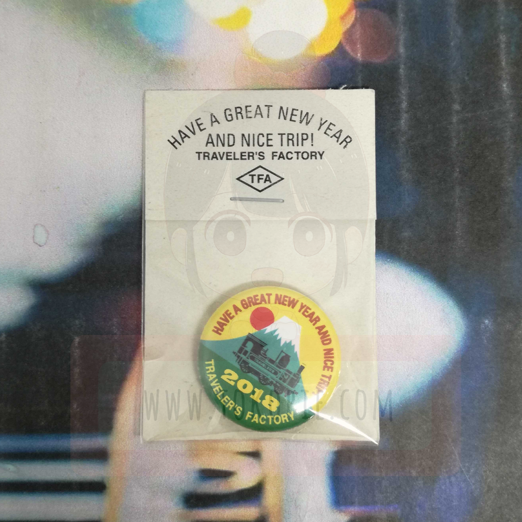 Traveler&#39;s Factory Have A Great New Year And Nice Trip 2018 Mini Badge
