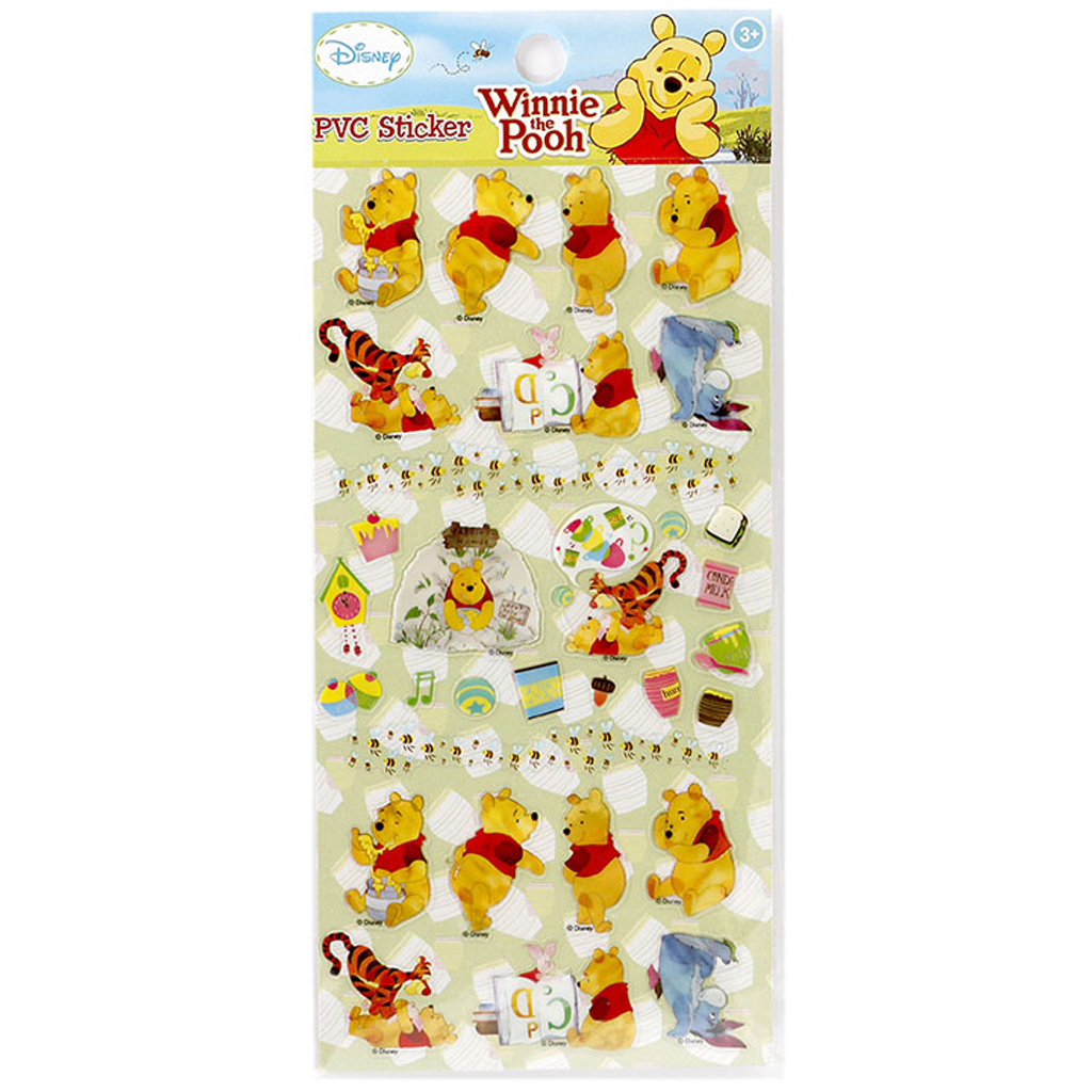 Winnie The Pooh Green Sticker
