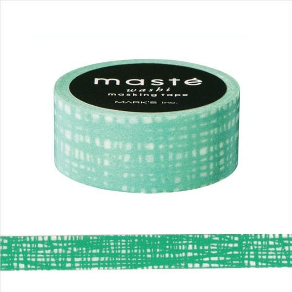 Maste Masking Tape - Green Brush Stroke