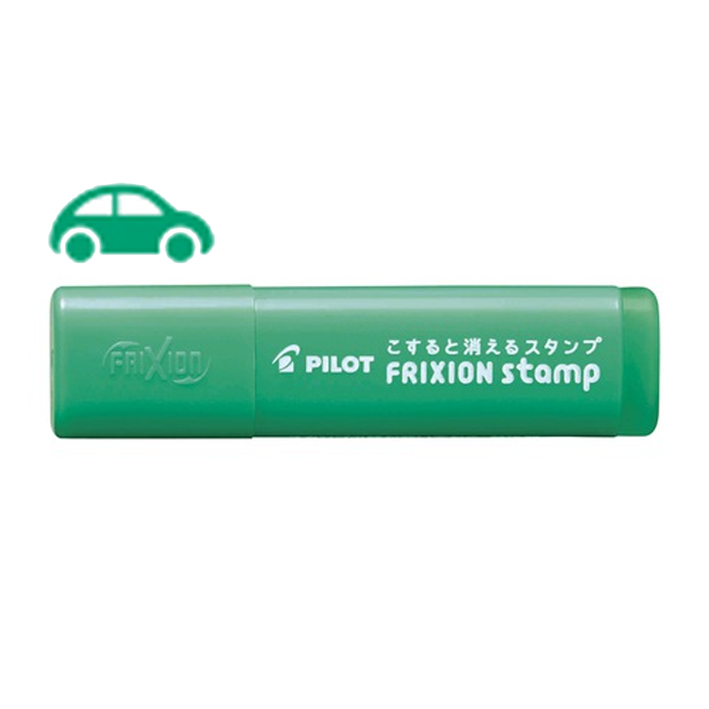 Frixion Stamp Green Car
