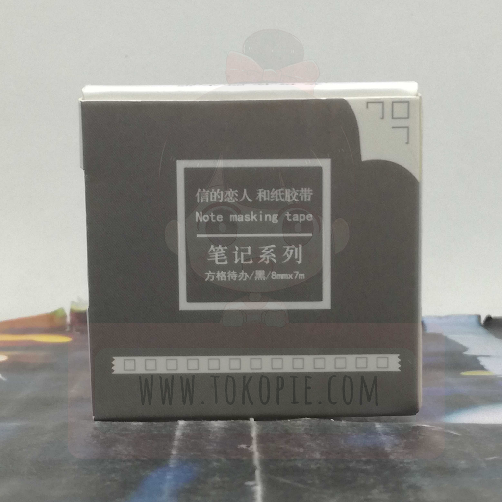 Cardlover Masking Tape - To Do Check Grey