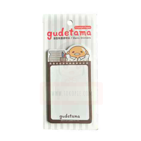 Sanrio Gudetama Memo Stickers Triumph Paper White