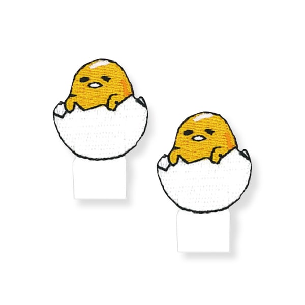 Sanrio Gudetama Name Tag Emblem