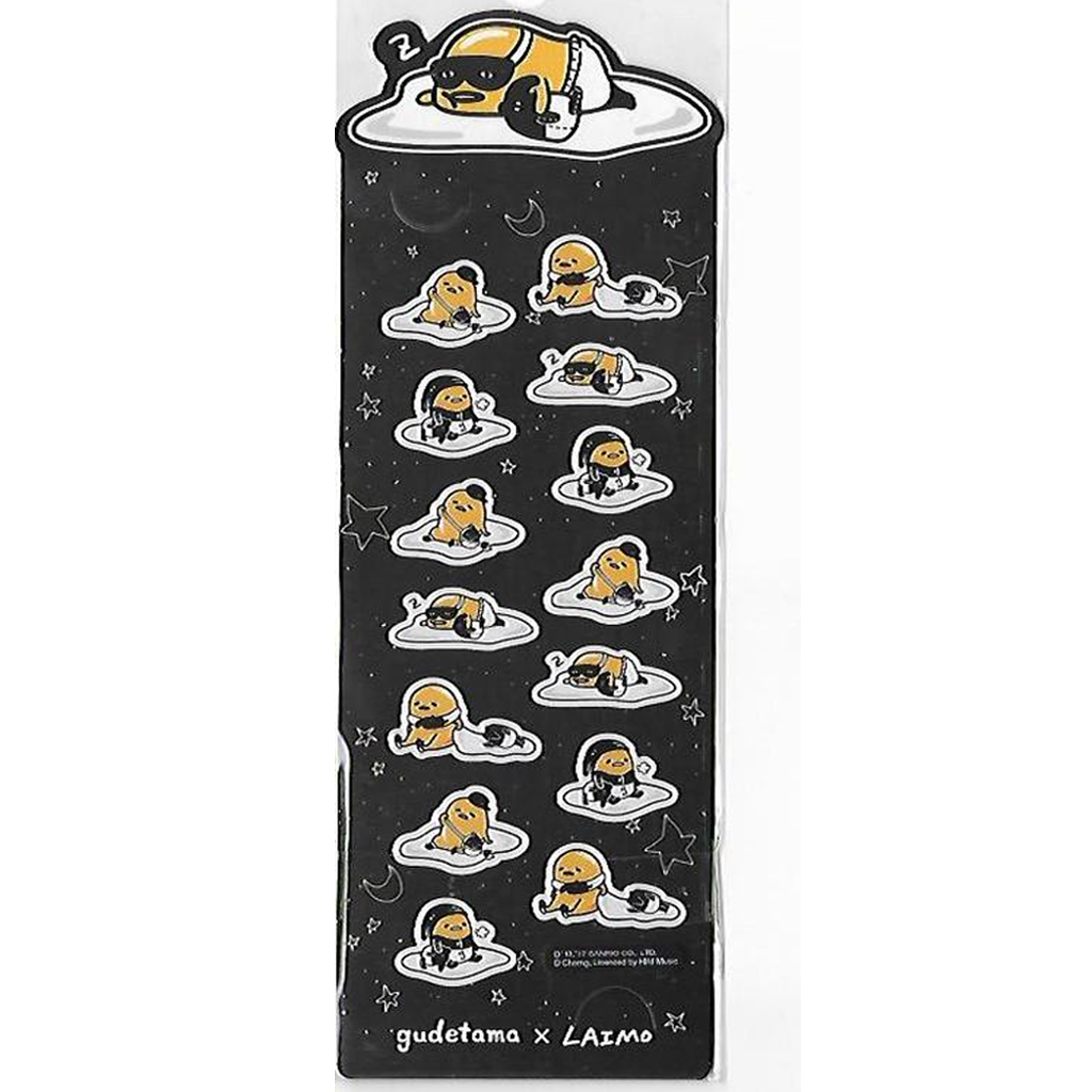 Gudetama X Laimo Sticker Black