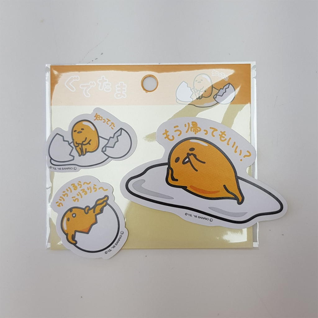 Sanrio Gudetama Flake Sticker Lazy