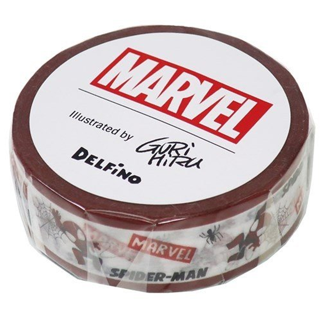 Delfino MARVEL X GuriHiru Masking Tape Spider-Man