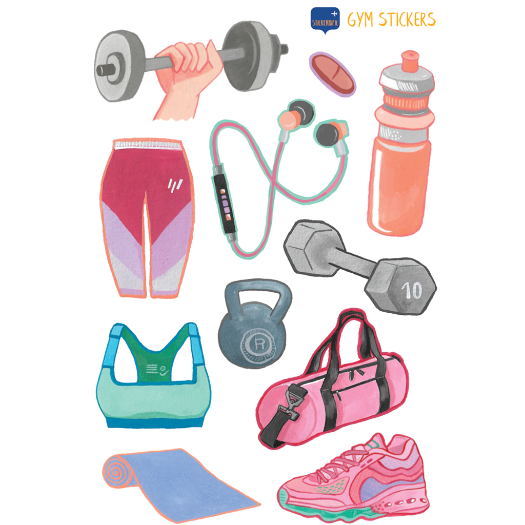 Gym Workout Stickers