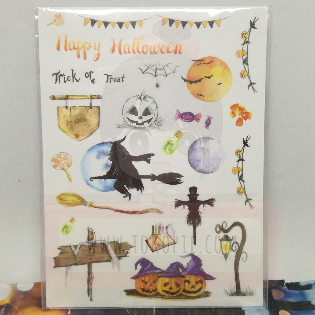 Happy Halloween Paper Sticker