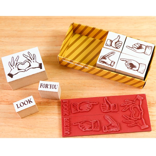 MICIA Scribble Stamp Set - Classical Gentleman&#39;s Hand