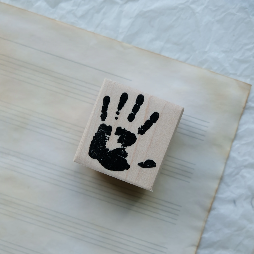 100 Proof Press Rubber Stamp - Hand