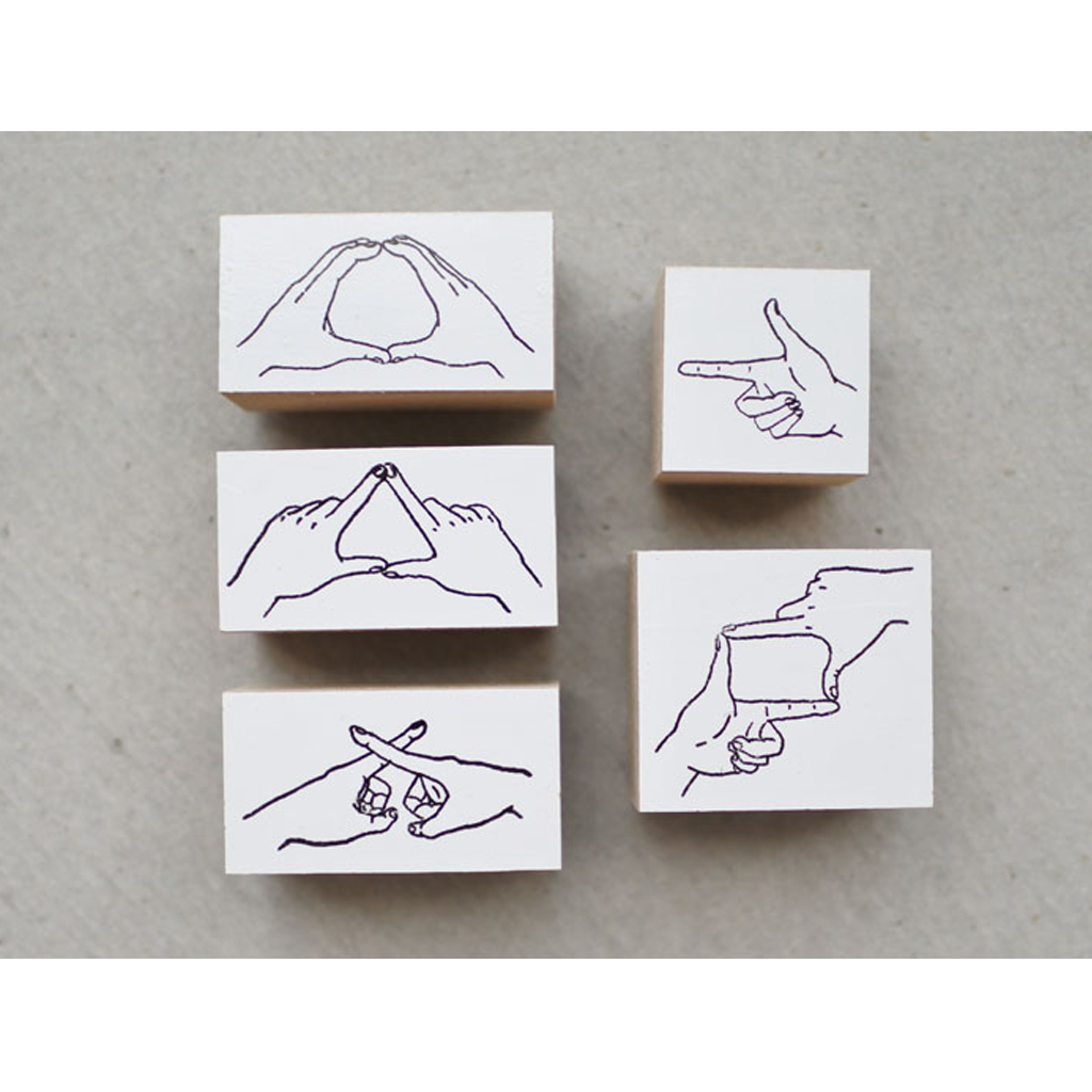 36 Sublo X Hoshino Shige Hand Mark Stamp Set