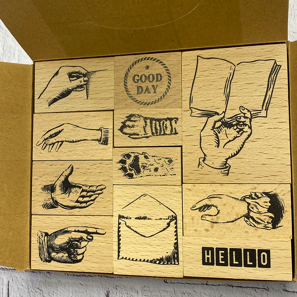 Tools To Liveby Rubber Stamp - Hands